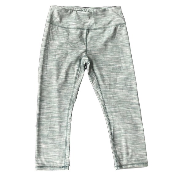 RBX Capri Jogging Workout Exercise Leggings Mint Green Heathered Size M Yoga - Picture 1 of 11